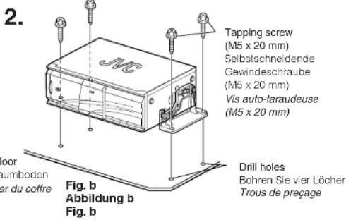 Selector Wanlschalter Sélecteur Bottom panel of the unit Unterseite des CD-Wechslers Panneau inférieur de l'appareil