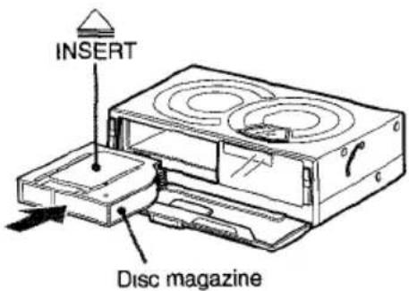 AIWA ADCM60 - How to use a compact disc magazine - 4