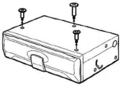 AIWA ADCM60 - Desmontaje de los tornillos de transporte - 1