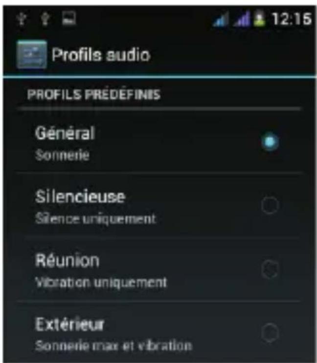 THOMSON TLINK535 - Changer le volume ou le type de sonnerie de votre téléphone - 2