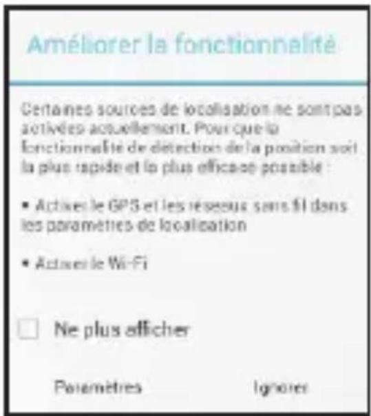 THOMSON TLINK475 - Activer la Géolocalisation et le GPS - 8