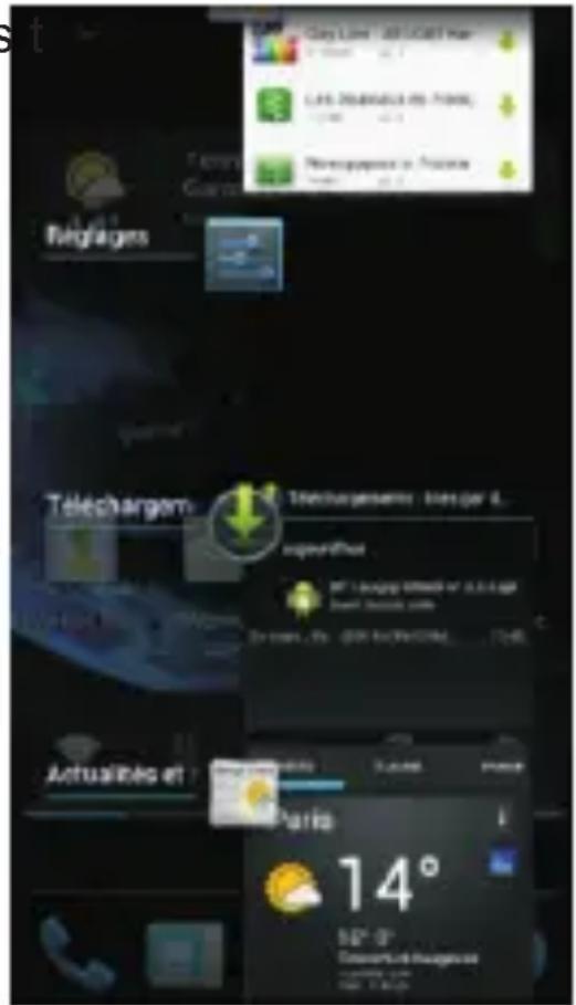 THOMSON TLINK475 - Basculer d'une application à une autre - 1