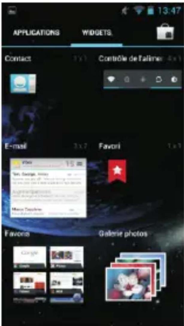 THOMSON TLINK475 - Utilisation des Widgets - 6