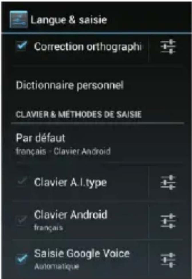 THOMSON TLINK475 - Activer et désactiver le clavier de prédiction français - 3