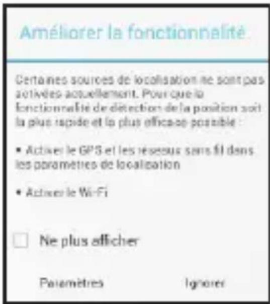 THOMSON TLINK405 - Activer la Géolocalisation et le GPS - 8