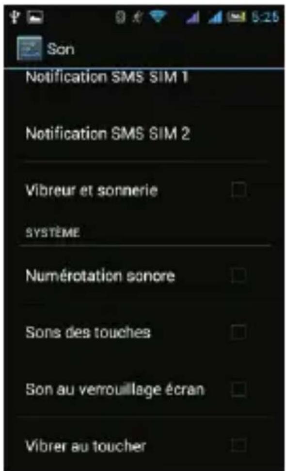THOMSON TLINK405 - Changer le volume ou le type de sonnerie de votre téléphone - 3