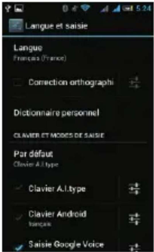 THOMSON TLINK405 - Activer et désactiver le clavier de prédiction français - 3