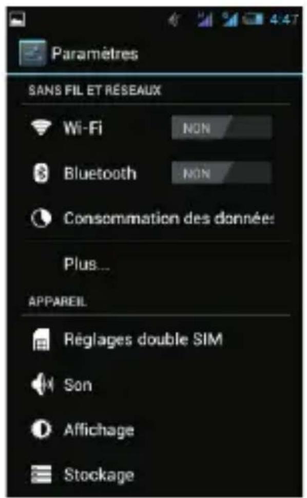 THOMSON TLINK405 - Changer le volume ou le type de sonnerie de votre téléphone - 1