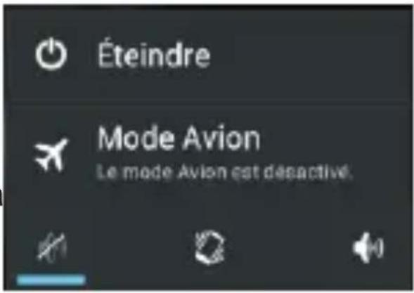 THOMSON TLINK405 - Eteindre votre téléphone, activer le mode avion, le mode silencieux et le mode vibreur - 1