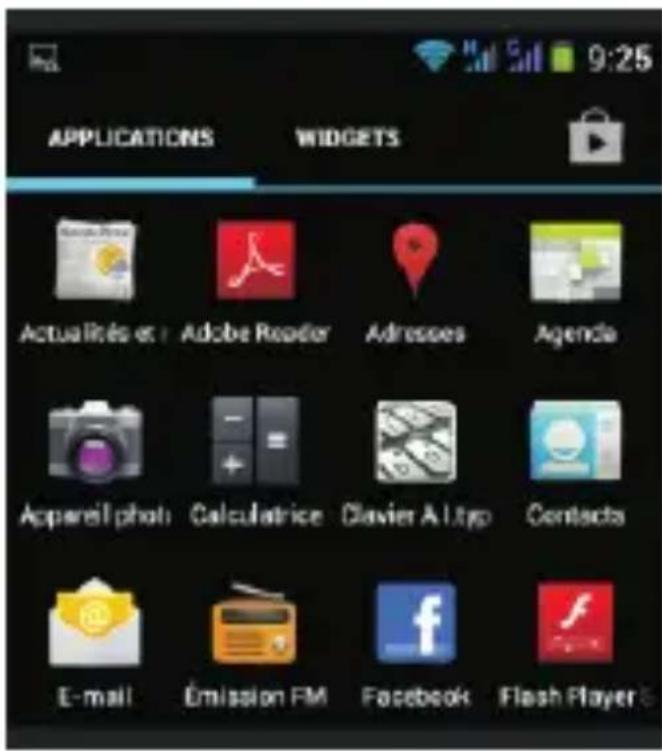 THOMSON Xview 3 TH1130M - Utilisation des widgets - 5