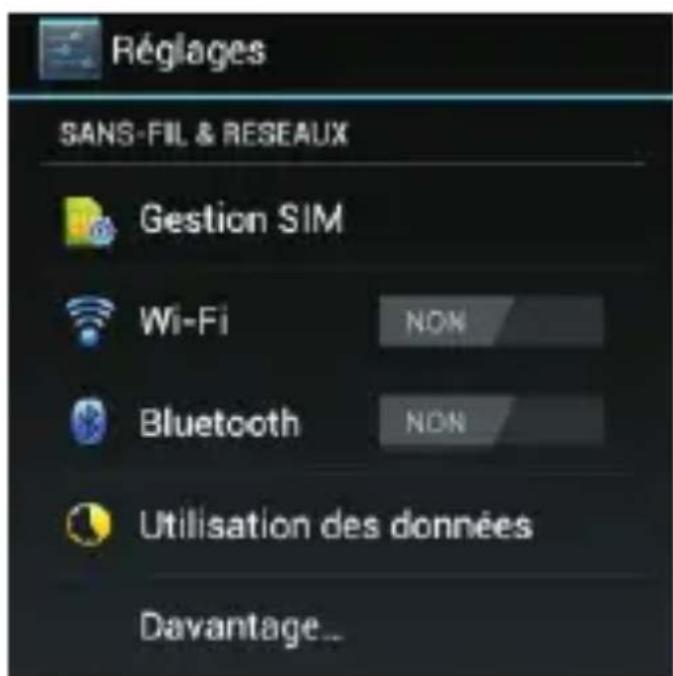 THOMSON Xview 3 TH1130M - Consommation de données et activation/désactivation du mode données - 1