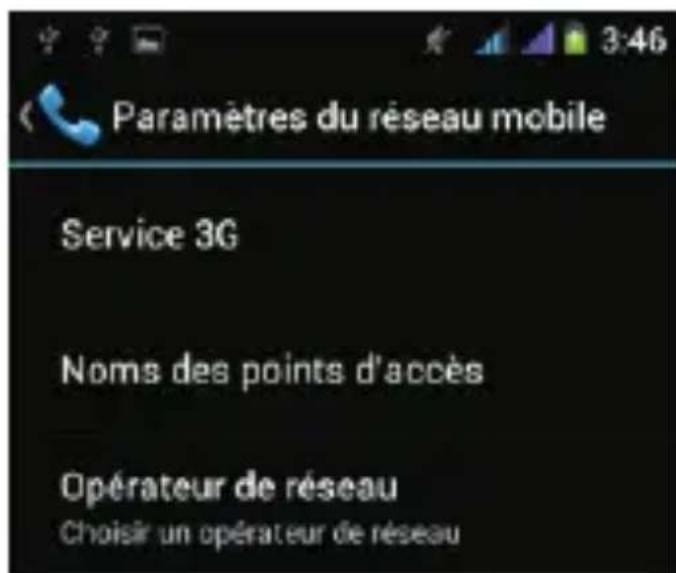 THOMSON Xview 3 TH1130M - Sélection de votre opérateur pour la première utilisation - 7
