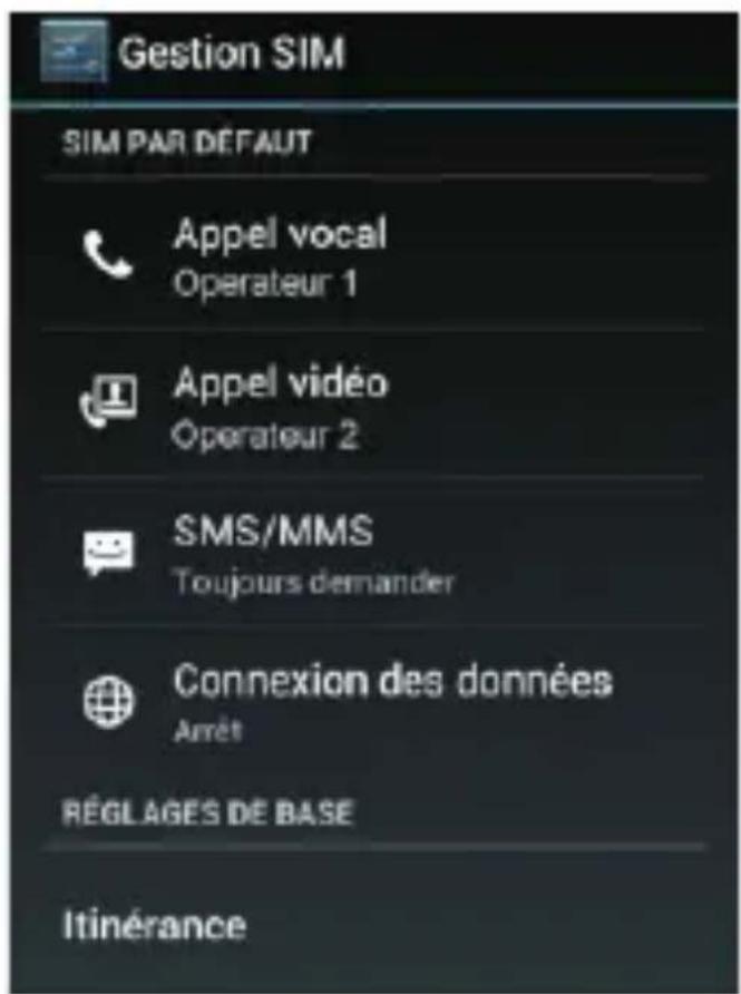 THOMSON Xview 3 TH1130M - Gestion double SIM : associer un numéro de téléphone à une carte SIM - 2