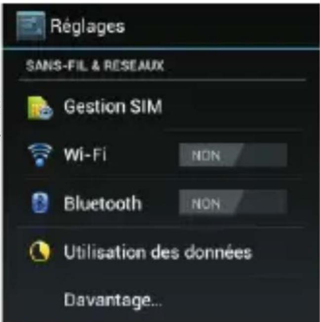 THOMSON Xview 3 TH1130M - Activation du mode wifi - 1