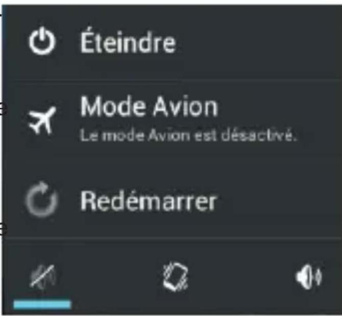 THOMSON Xview 3 TH1130M - Éteindre votre téléphone, activer le mode avion, le mode silencieux et le mode vibreur - 1