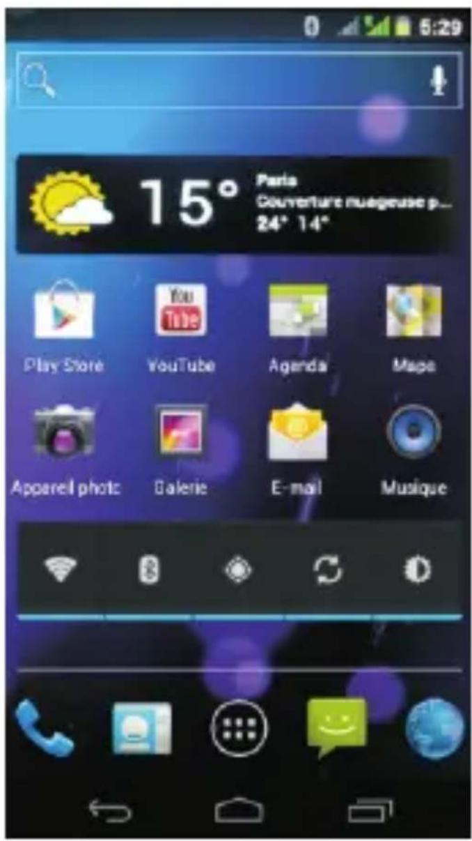 THOMSON Xview 3 TH1130M - Découverte de l'interface de votre téléphone - 1