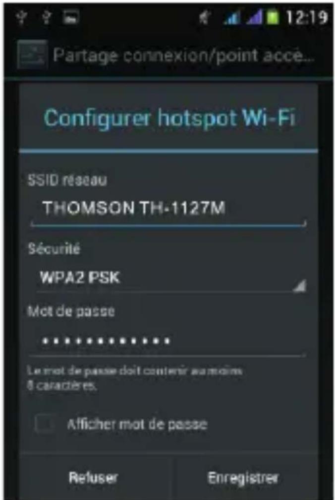 THOMSON Xlink 4.0 TH1127 - Activation du mode Hotspot - 3