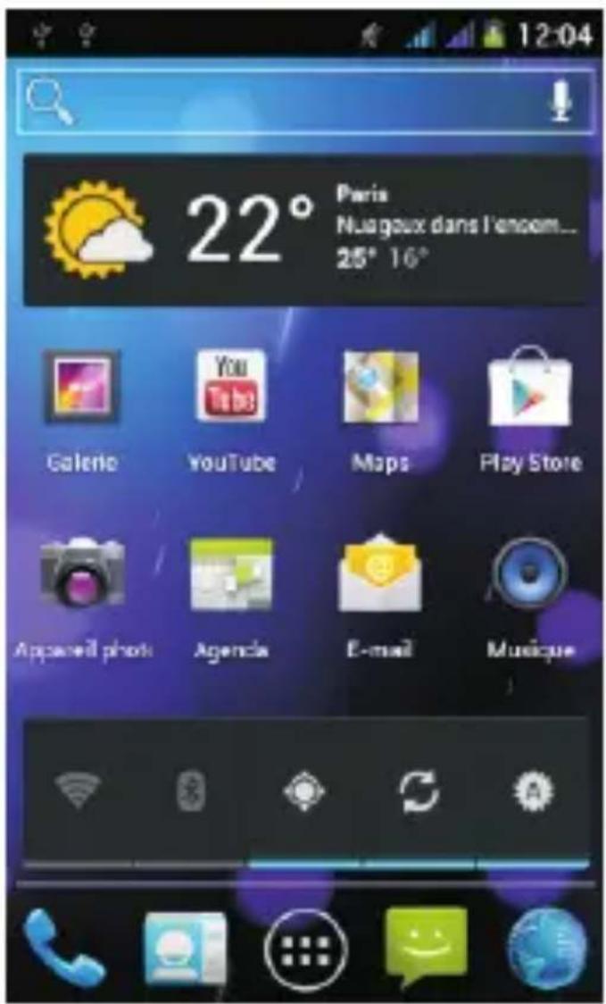 THOMSON Xlink 4.0 TH1127 - Découverte de l'interface de votre téléphone - 1