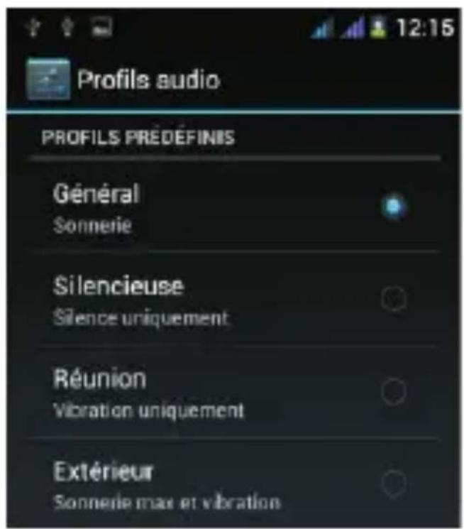 THOMSON Xlink 4.0 TH1127 - Changer le volume ou le type de sonnerie de votre téléphone - 2