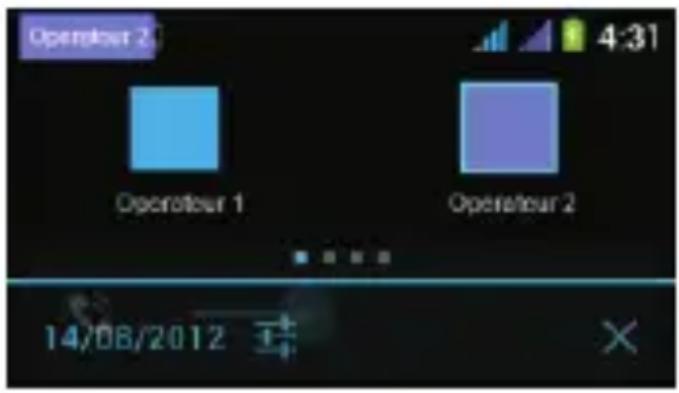 THOMSON Xlink 4.0 TH1127 - Gestion double SIM : associer un numéro de téléphone a une carte SIM - 4