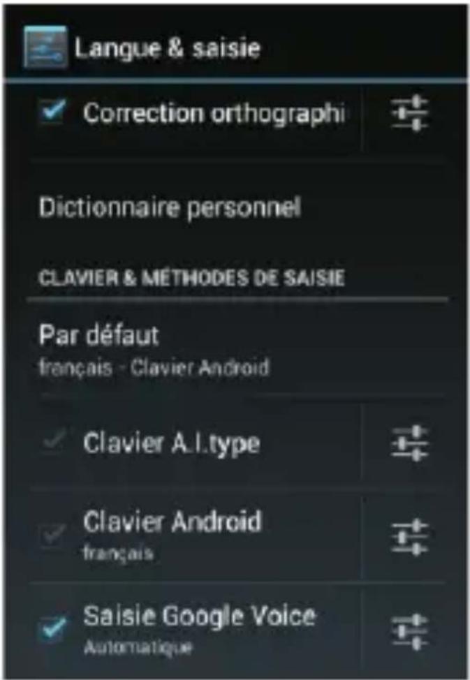 THOMSON Xlink 4.0 TH1127 - Activer et désactiver le clavier de prédiction français - 3