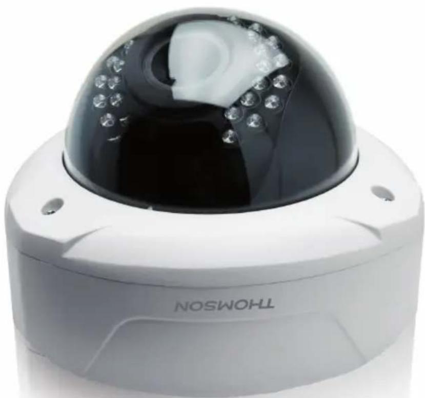 THOMSON 512359 - Varifocale koepelcamera 1080p voor networkvideorecorder, PoE - 3