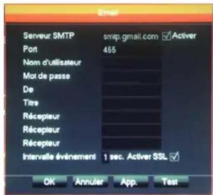 THOMSON 512314 - J - AnnEXE : EXAMPLE DE cOnfIguRAtION D'ALERTE PAR E-MAIL - 1
