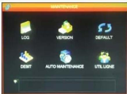 THOMSON 512314 - - Menu MANUTENZIONE - 1