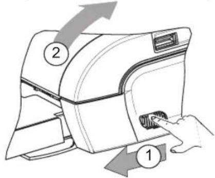 AGFA AP1100 - Installation du ruban - 1