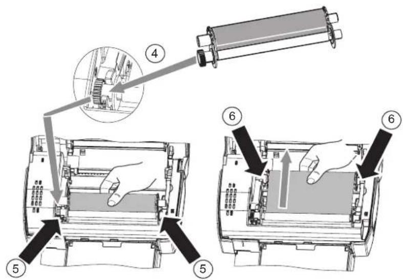 AGFA AP2700 - Installatie van het lint - 3