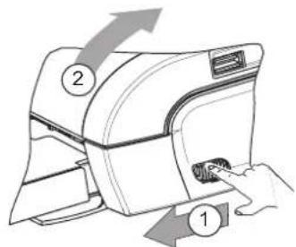 AGFA AP2700 - Installation des farbbands - 1