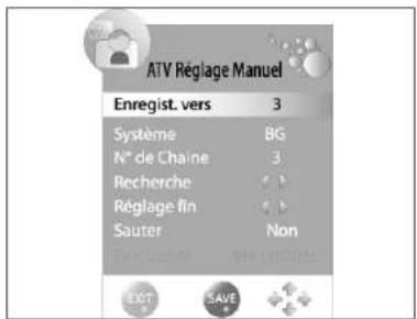 Tevion LCD TV 2202 - RECHERCHE MANUELLE DES CHAÎNES EN RÉCEPTION ANALOGIQUE - 1
