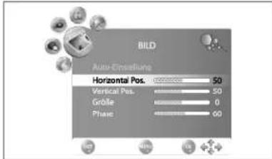 Tevion LCD TV 2202 - PC nastavitve slike - 1