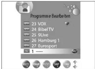 Tevion LCD TV 2202 - Premikanje postaje - 1