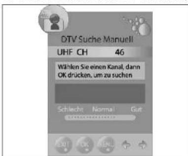 Tevion LCD TV 2202 - DVB-T-SENDER MANUELL SPEICHERN - 1
