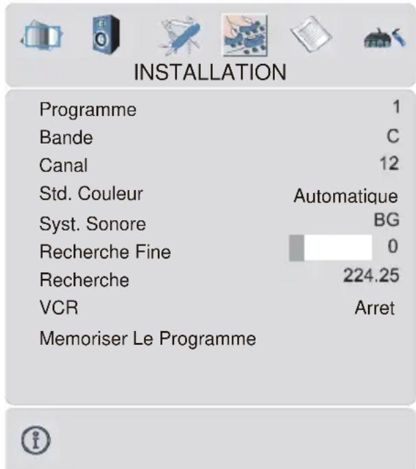 TechLine TL42LC735 - Menu Installation - 1