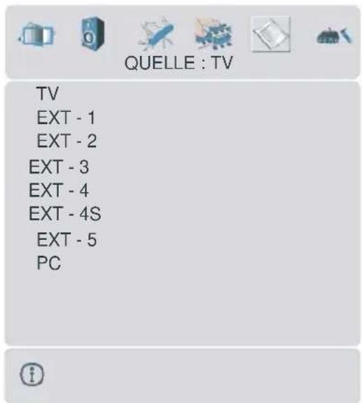 TechLine TL42LC735 - Menu Quelle - 1