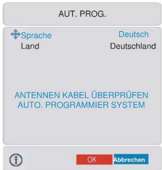 TechLine TL42LC735 - Erste Autoprogramierung (APS Automatic Programming System) - 1