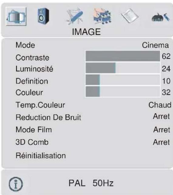 TechLine TL42LC735 - Menu image - 1