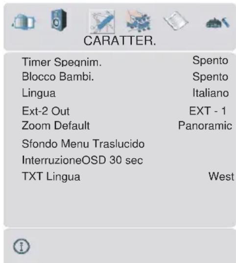 TechLine TL42LC735 - Menu funzione - 1