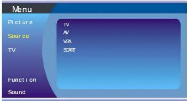 Soundmaster TVB1900 - Menu bediening - 2