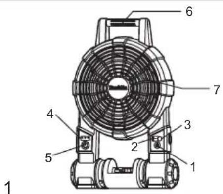 MAKITA DCF201 - GB CORDLESS FAN Instruction Manual - 1