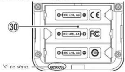 TASCAM DRV1HD - Compartment des piles - 1