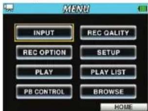 TASCAM DRV1HD - Réglage de la date et de l'heure - 1