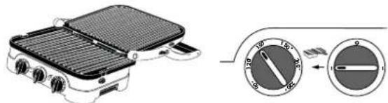 CUISINART Griddler Pro GR40E - - FUNCION BARBACOA - 1