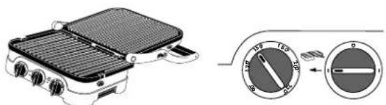 CUISINART Griddler Pro GR40E - - MODALITA BARBECUE - 1