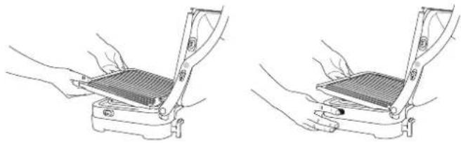 CUISINART Griddler Pro GR40E - Inserimento piastre di cottura - 1