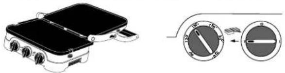 CUISINART Griddler Pro GR40E - - MODALITA PLANCHA - 1