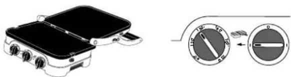 CUISINART Griddler Pro GR40E - FONCTION PLANCHA - 1