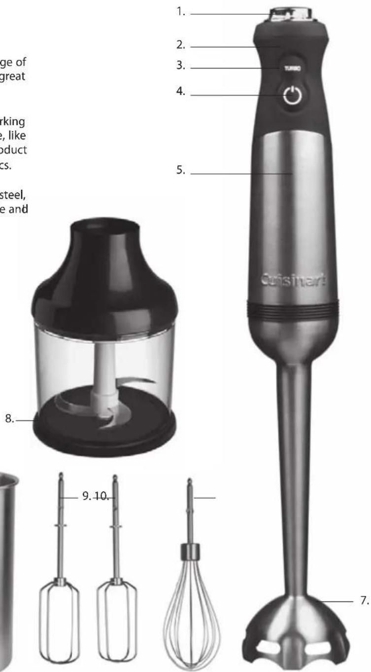 CUISINART CSB801E - 2.PRODUCT FEATURES - 1